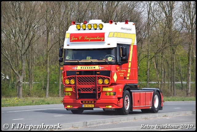 BR-BG-82 DAF XF Swijnenburg-BorderMaker Retro Trucktour 2019