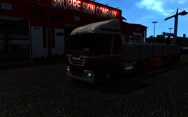 ets2 Iveco Stralis 4x2 Van Wijk Transport Meeuwen  ETS2 prive