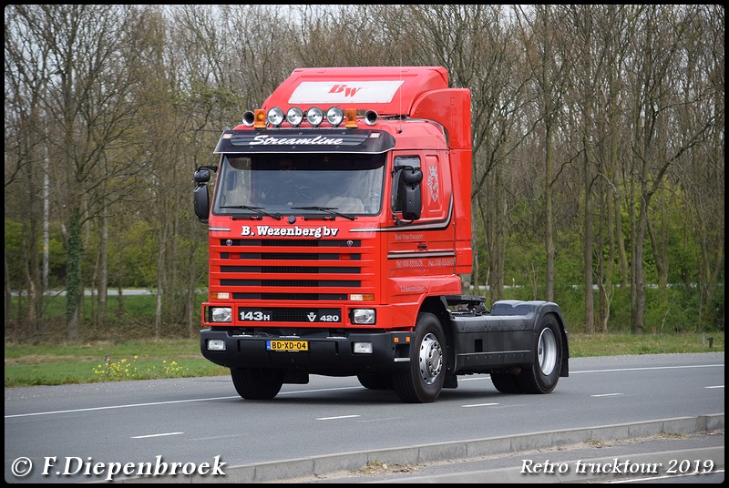 BD-XD-04 Scania 143 Wezenberg-BorderMaker - Retro Trucktour 2019