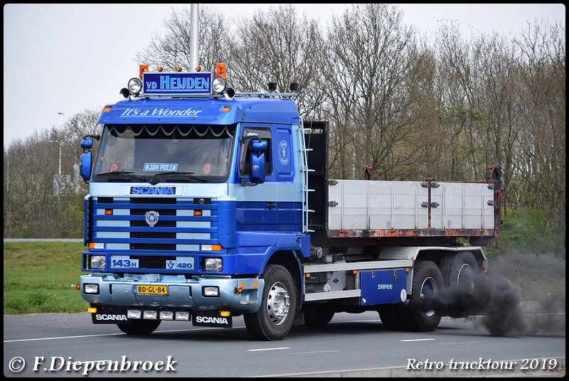BD-GL-84 Scania 143 v.d Heijden2-BorderMaker - Retro Trucktour 2019