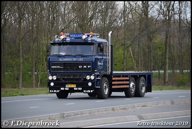 BH-66-GR DAF 3300 Klompen Trucks-BorderMaker Retro Trucktour 2019