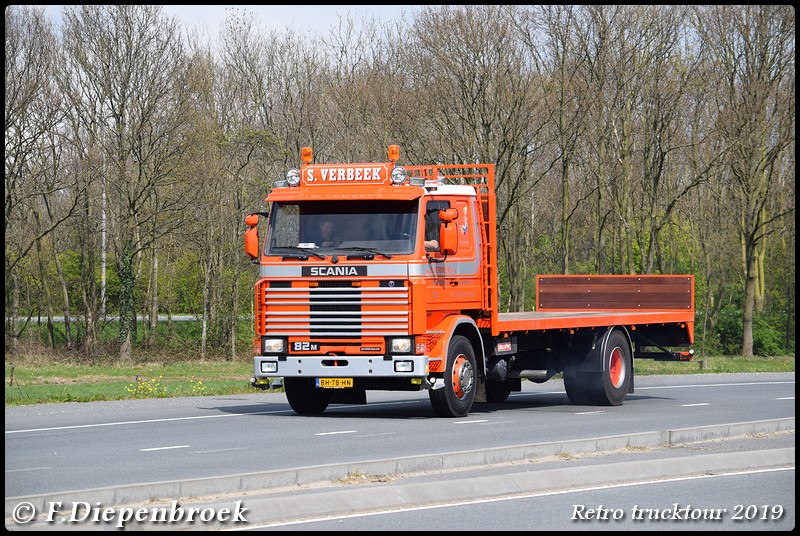 BH-78-HN Scania 82 Verbeek-BorderMaker - Retro Trucktour 2019