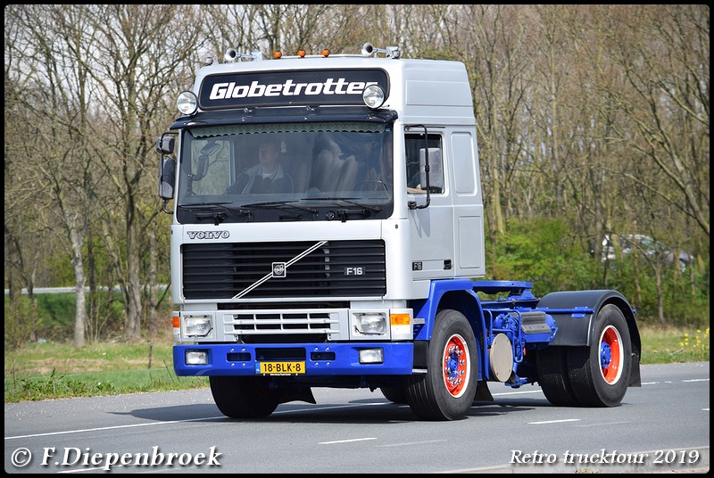 18-BLK-8 Volvo F16 2-BorderMaker - Retro Trucktour 2019