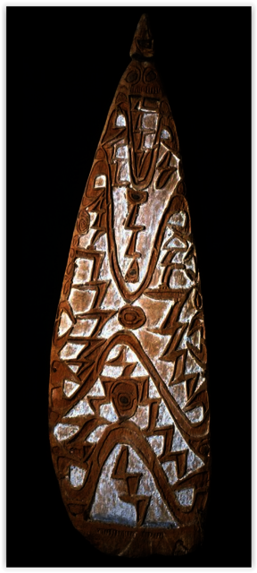 Northwest asmat shield age before 1909 Dordrecht