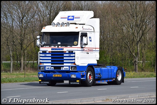 BD-JZ-29 Scania 143 R v.d Zwan-BorderMaker Retro Trucktour 2019