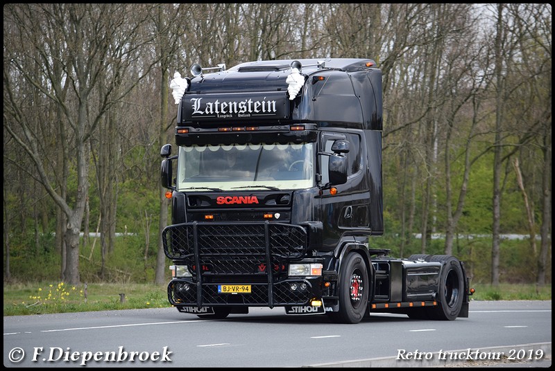 BJ-VR-94 Scania 144 Latenstein-BorderMaker - Retro Trucktour 2019