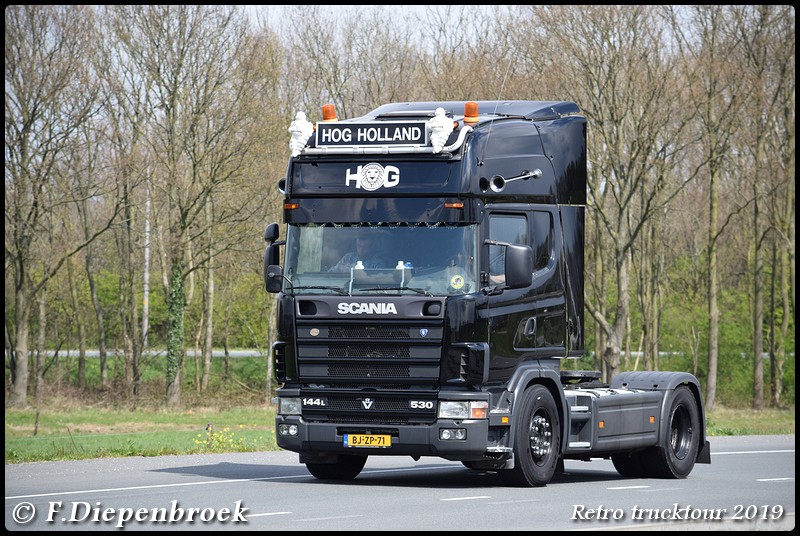 BJ-ZP-71 Scania 144 HOG-BorderMaker - Retro Trucktour 2019