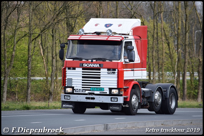 Scania 142-BorderMaker - Retro Trucktour 2019