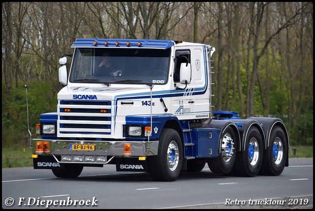 BF-BJ-96 Scania T143 v Retro Trucktour 2019