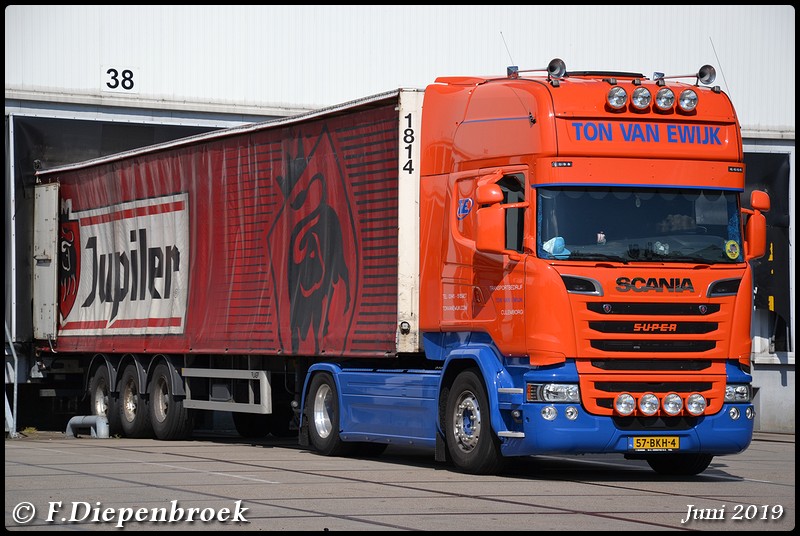 57-BKH-4 Scania R450 Ton van Ewijk-BorderMaker - 2019