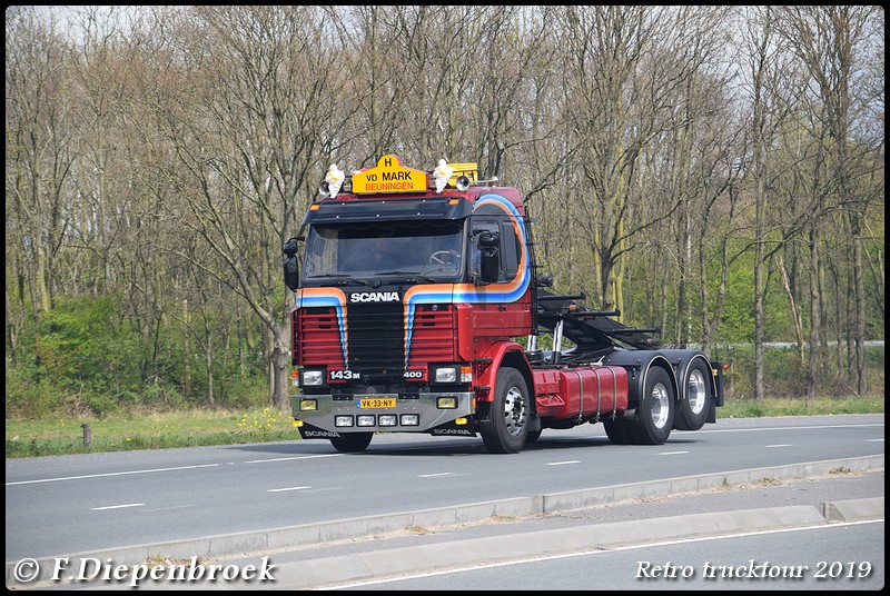 VK-33-NY Scania 143 van der Mark-BorderMaker - Retro Trucktour 2019