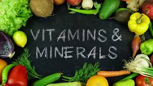 Vitamins and Minerals Picture Box