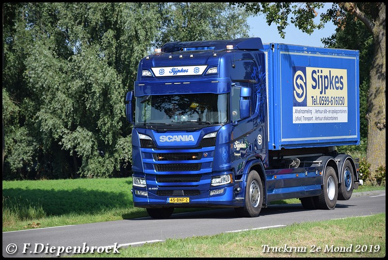 45-BNF-2 Scania R450 Sijpkes-BorderMaker - Truckrun 2e mond 2019