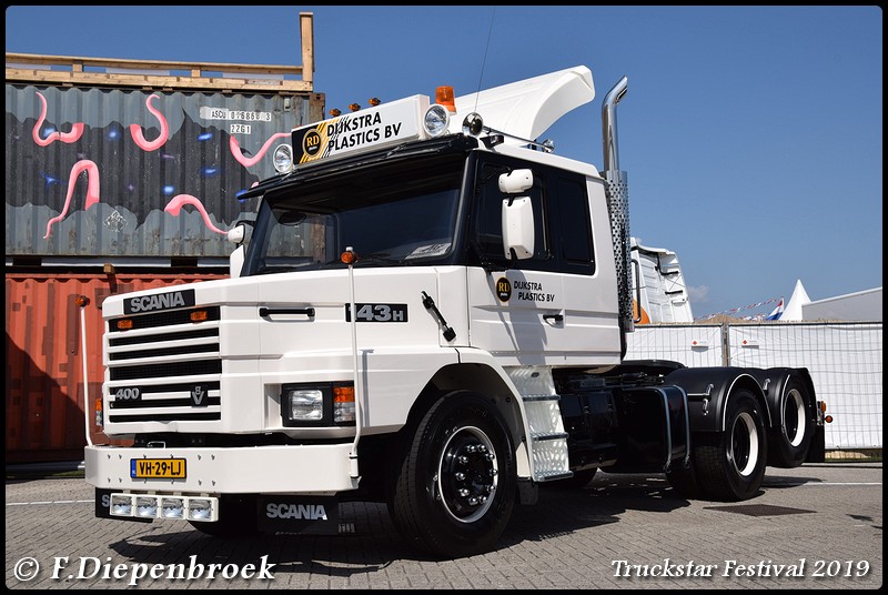 VH-29-LJ Scania T143 Dijkstra2-BorderMaker - Truckstar 2019