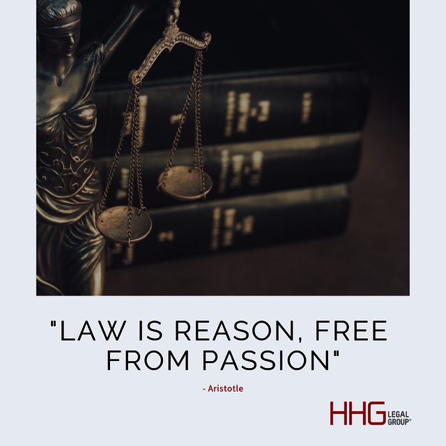 LAW IS REASON, FREE FROM PASSION HHG Legal
