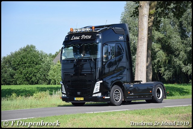 65-BJP-9 Volvo FH4 Luuc Potze-BorderMaker Truckrun 2e mond 2019
