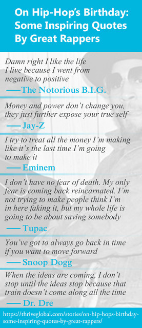 Celebrating Hip-Hopâ€™s Birthday Inspiring Quotes  Picture Box