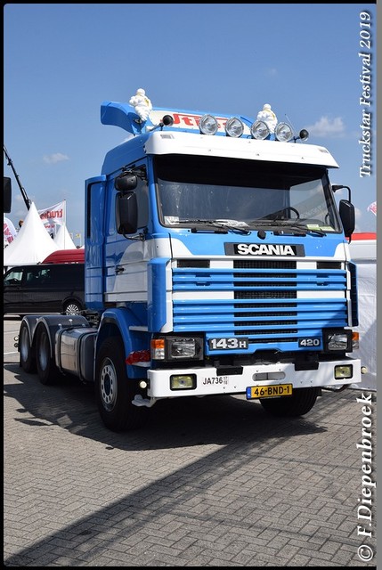 46-BND-1 Scania 143 Sties-BorderMaker Truckstar 2019