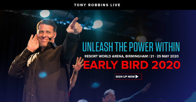 Tony Robbins Live London Picture Box