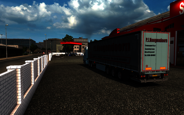 ets2 Scania 143M 6x2 + Schuifzeil trailer P.J ETS2 prive