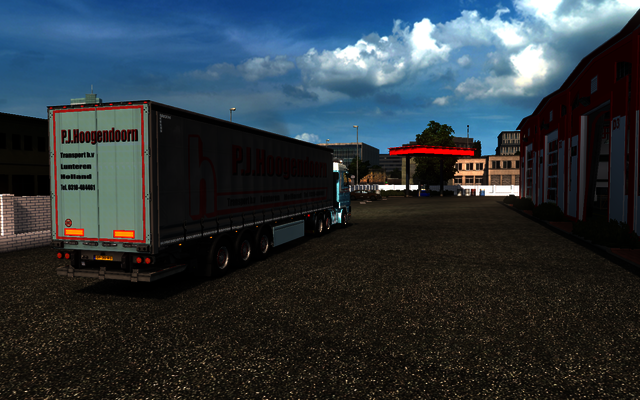 ets2 Scania 143M 6x2 + Schuifzeil trailer P.J ETS2 prive