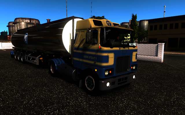 ets2 Mack F700 4x2 Siem Stout bv + Tanktrailer Nie ETS2 prive