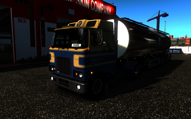 ets2 Mack F700 4x2 Siem Stout bv + Tanktrailer Nie ETS2 prive