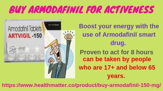 Buy Armodafinil for activeness healthmatter.co
