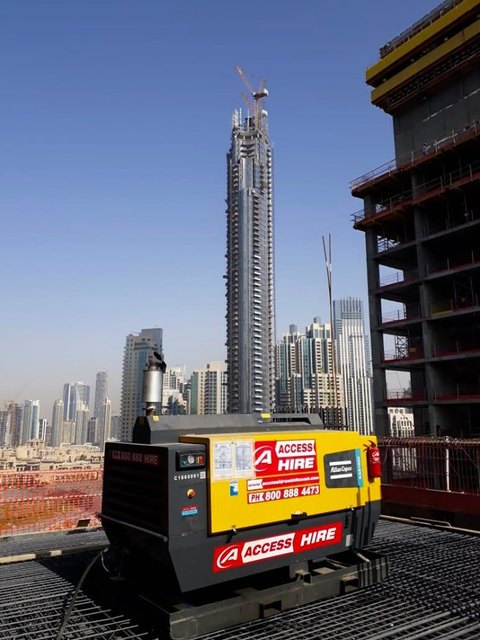 Our equipment look out onto some incredible views Access Hire Middle East