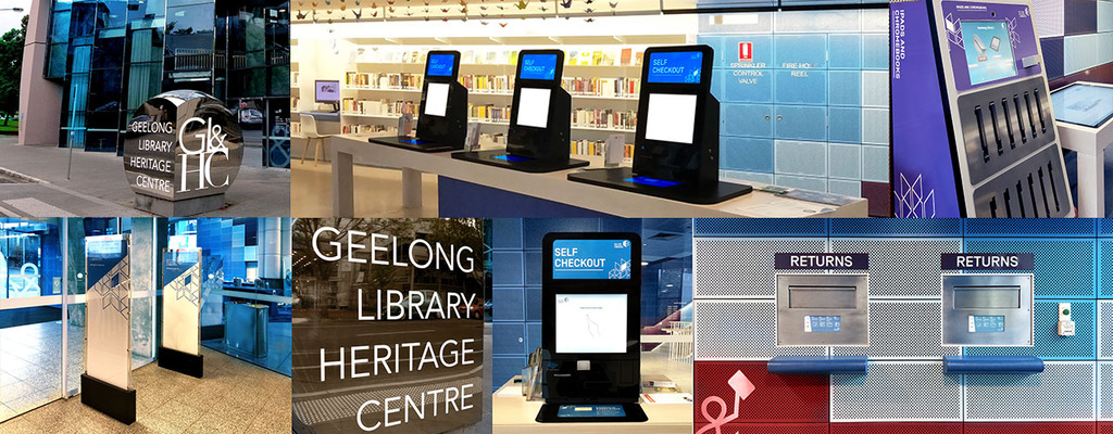 Library Security Gates Picture Box