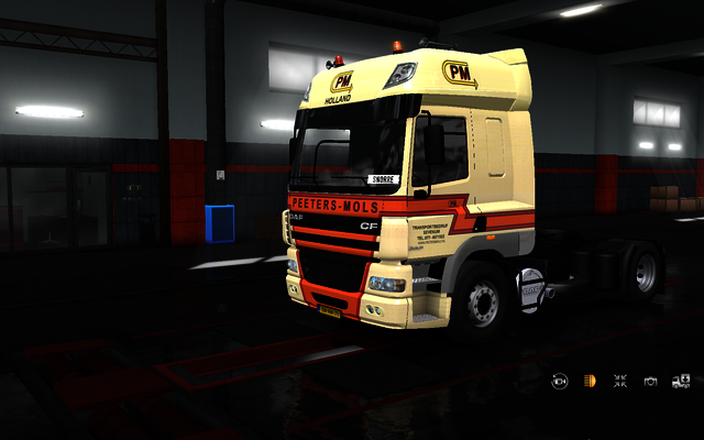 ets2 Daf CF 4x2 Peeters-Mols Transportbedrijf Seve ETS2 open