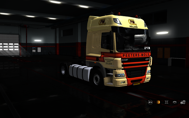 ets2 Daf CF 4x2 Peeters-Mols Transportbedrijf Seve ETS2 open