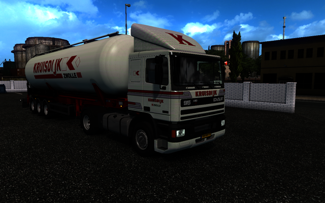 ets2 Daf 95 Ati 4x2 + Silo trailer Kruisdijk Trans ETS2 open