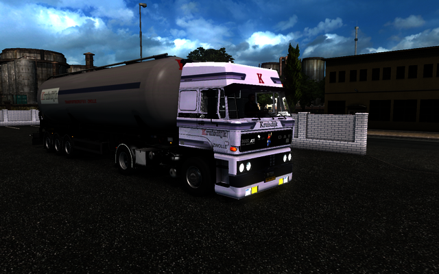 ets2 Daf 3600 4x2 + silo trailer Kruisdijk transpo ETS2 open