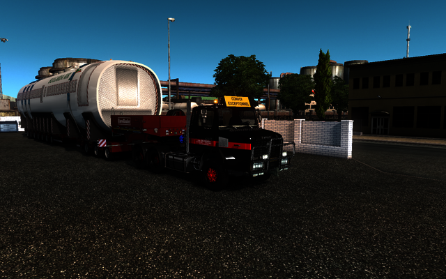 ets2 Renault CBH385 6x2 + airplane trailer van Seu ETS2 open