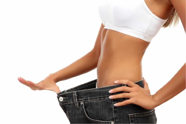 Fitness Belly Beautiful Jeans White background 527 Healthy Pro Diet - Burn Calories To Lose Weight Permanently!