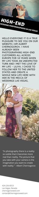 High-end wedding photographers in Las Vegas Chernogorov