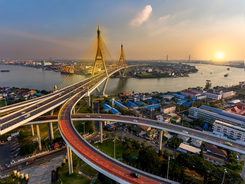 Thailand-Bangkok-River brid... - Anonymous