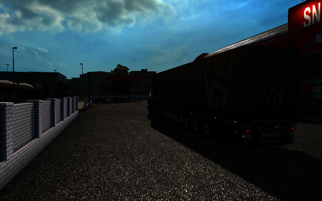 ets2 Mercedes SK 6x2 + Schmitz semitrailer van Maa ETS2 open