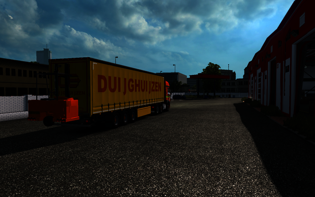 ets2 Daf CF 6x2 + van Hool Curtainsider Duijghuijz ETS2 open