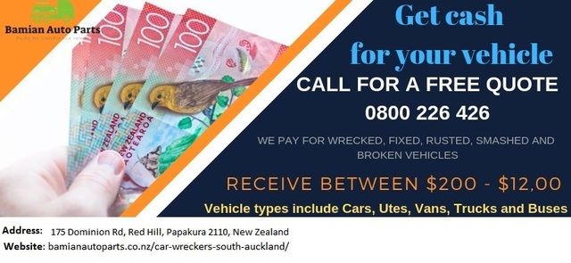 Car wreckers Papakura, Auckland Car wreckers Onehunga, Auckland