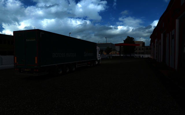 ets2 Daf CF 6x2 + Curtainsider Christian Salvesen  ETS2 open