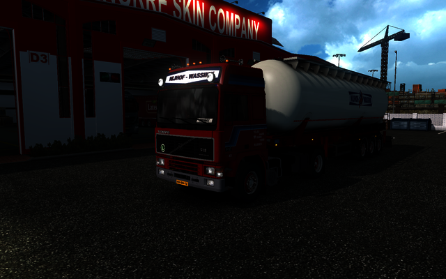 ets2 Volvo F12 Globetrotter 4x2 + silo trailer Nij ETS2 open