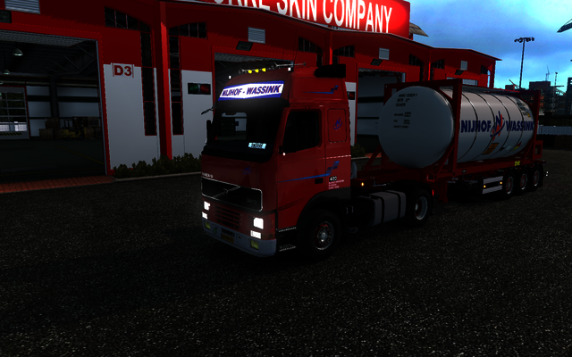 ets2 Volvo Fh12 MK1 4x2 + Pacton container trailer ETS2 open