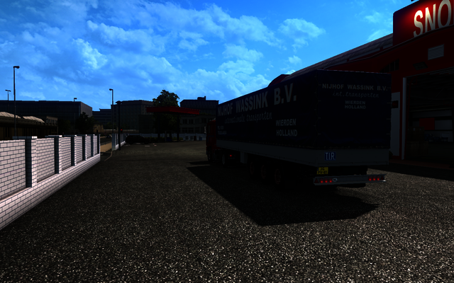 ets2 Volvo F12 lowcab 4x2 + 3 asser zeiltrailer Ni ETS2 open