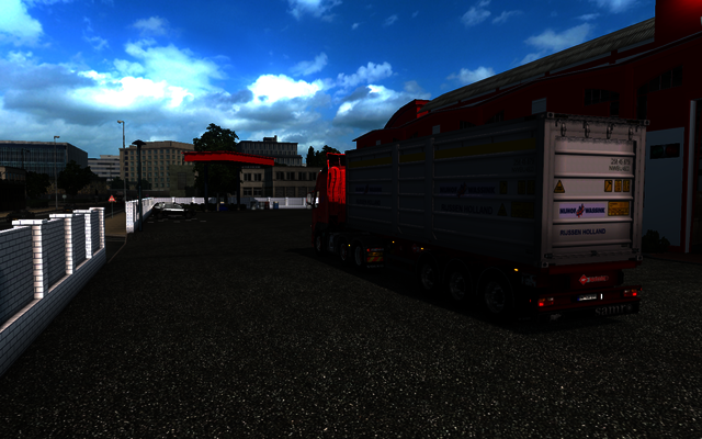 ets2 Volvo FM 6x2 2013 + Samro Containertrailer Ni ETS2 open