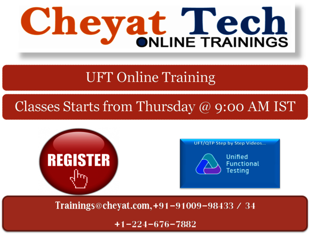 UFT Online Training UFT Online Training