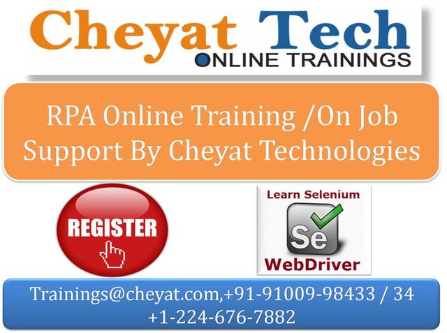Rpa Online Traininig RPA Online Training