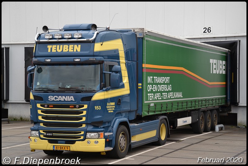 81-BKX-9 Scania R450 Teuben-BorderMaker - 2020