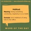 1 march word - English | Word of the Day